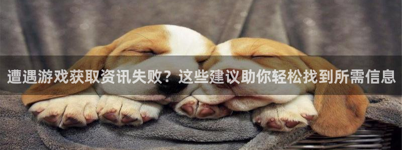 星欧娱乐平台注册：遭遇游戏获取资讯失败？这些建议助你轻松找到